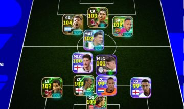 EFootball FORÇA 3148 | TIME INSANO COM MESSI, NEYMAR E LENDAS!