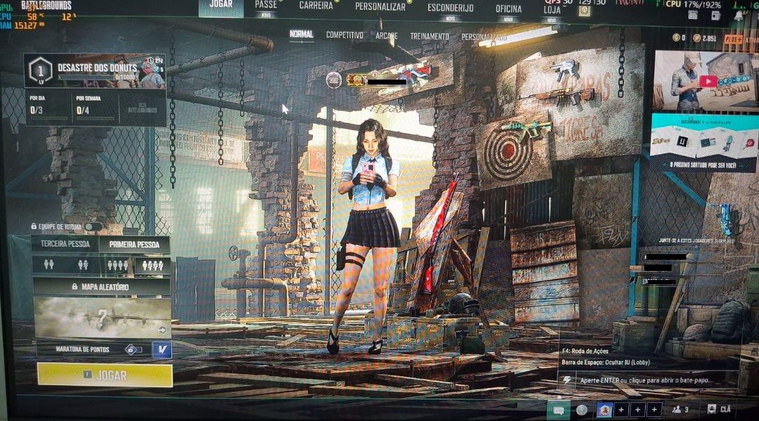 Pubg STEAM 5 progressivaCOMPETIDOR PROGRESS+CROMAS+pistolaSMOKE+ Plus