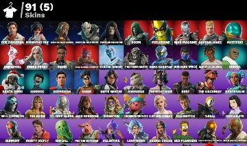 >>Conta Fortnite | 91 Skins | Murdoc | Entrega automática!