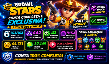 CONTA DE BRAWL STARS | MELHOR DO MERCADO!