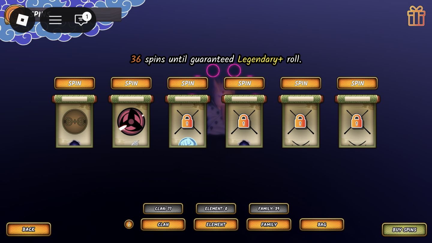 CONTAS NINJA TIME ( MANGEKYOUS, ELEMENTOS E FAMILIAS)