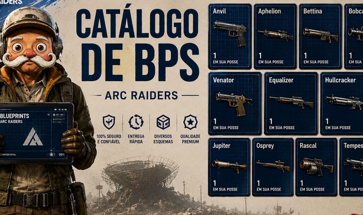 Esquemas / Blueprint (BP) ARC Raiders - ARC Raiders Esquemas / Blueprint (BP)