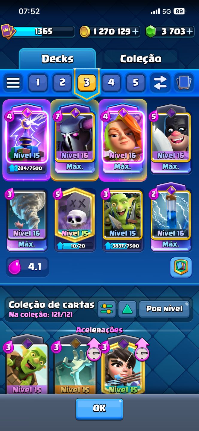 Conta Clash Royale, e de brinde cv10 com 5 construtores no Clash of Clans