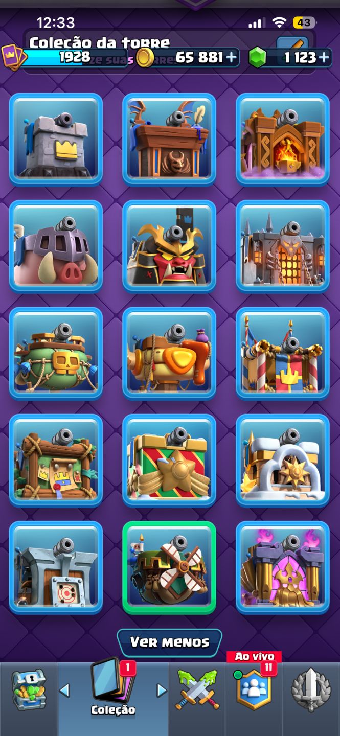 Conta Clash Royale conta upaderrima
