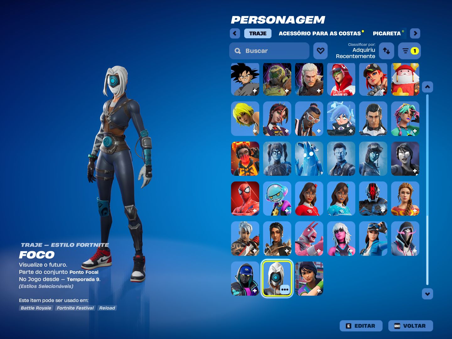 Conta Full Acesso Barata com 99 Skins + Itens Raros