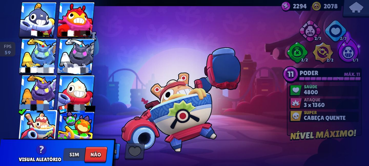 CONTA BRAWL STARS COMPLETA E FULL