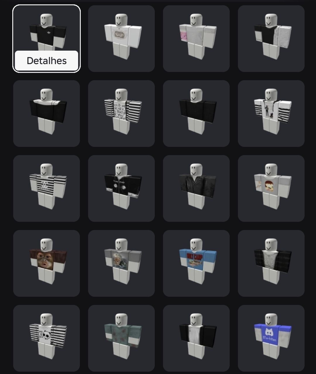 [CONTA] CONTA DE ROBLOX FOCADA EM ROUPAS E ACESSÓRIOS