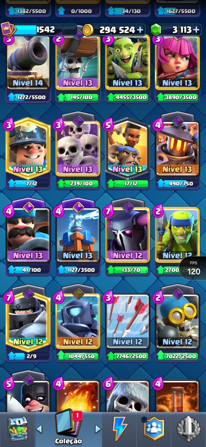Conta Clash Royale