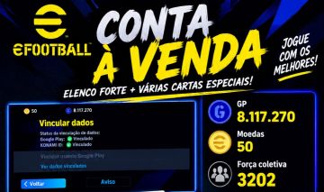 CONTA EFOOTBALL A VENDA