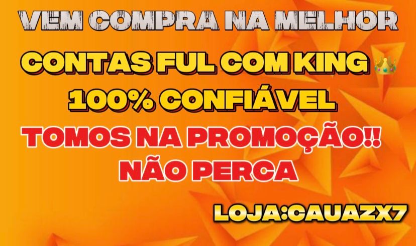 [OFERTA EXCLUSIVA] Contas FUL com king Car Parking, leia a descrição!!