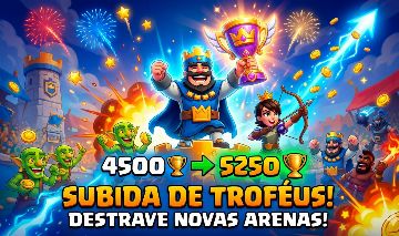 Upo contas clash royale por preço baixo E TAMBEM UPO PASS ROYALE C/ PREÇO OTIMO