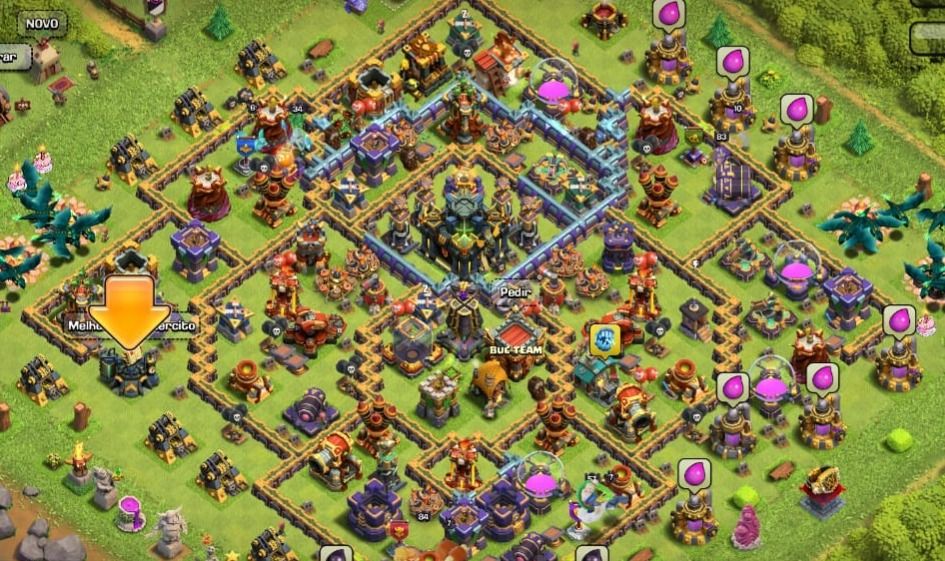 CONTA CLASH OF CLANS CV 17