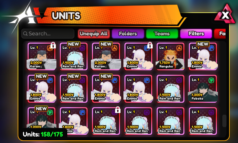 Conta 2 (Monarch) Sung Jin-woo & Igris + Chain Anime Vanguards + Gogeta SS4