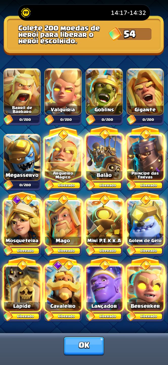 VENDE-SE CONTA DE CLASH ROYALE UPADA