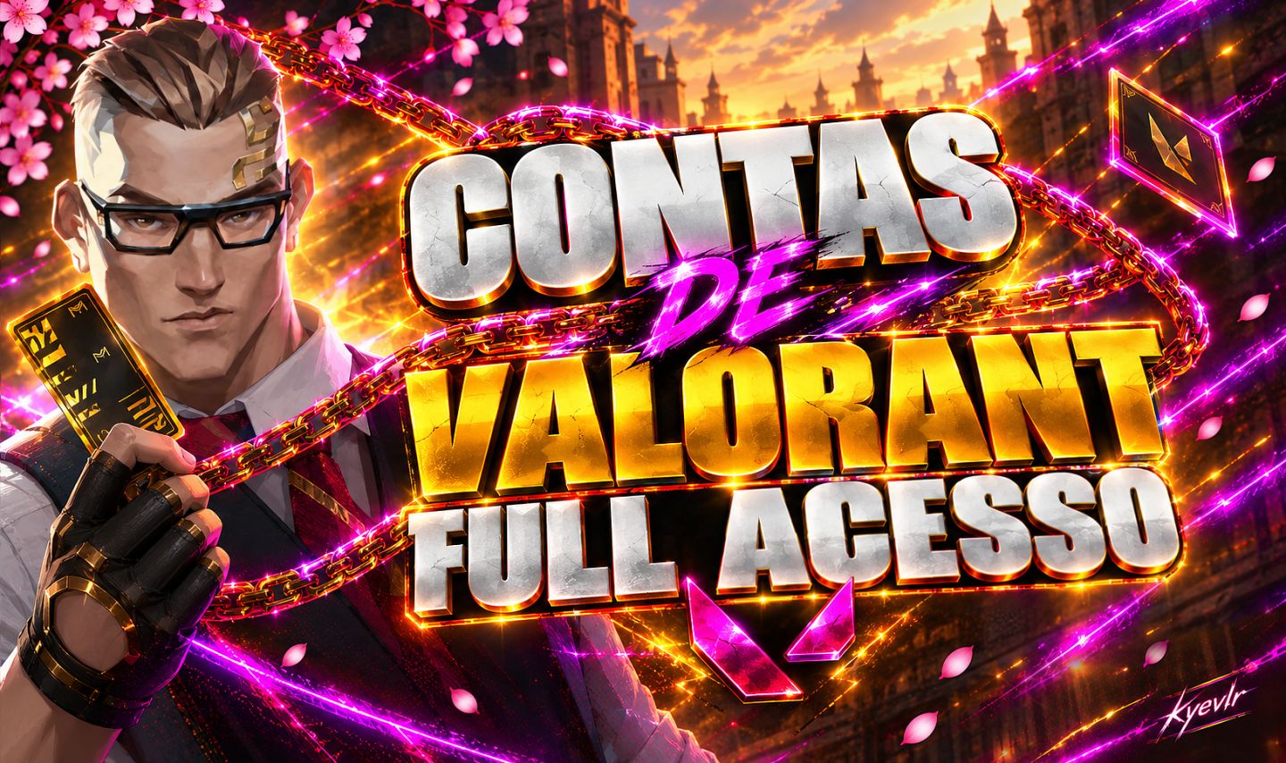 [100% LIMPO] CONTAS VALORANT, ESCOLHA O RANK - FULL ACESSO, LEVEL 20, UNRANKED