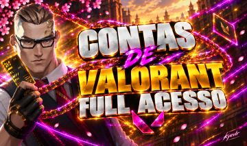 [100% LIMPO] CONTAS VALORANT, RANK DE SUA ESCOLHA - FULL ACESSO, LEVEL 20