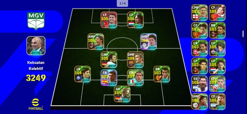 CONTA eFootball - 3249 OVER