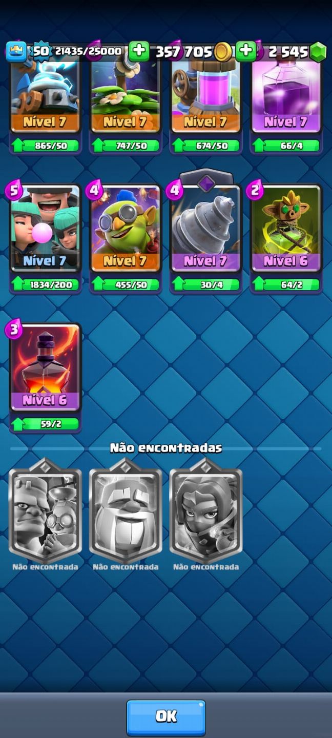 CONTA DE CLASH ROYALE + 10K TROFÉU MEGA LVL 16 EVO