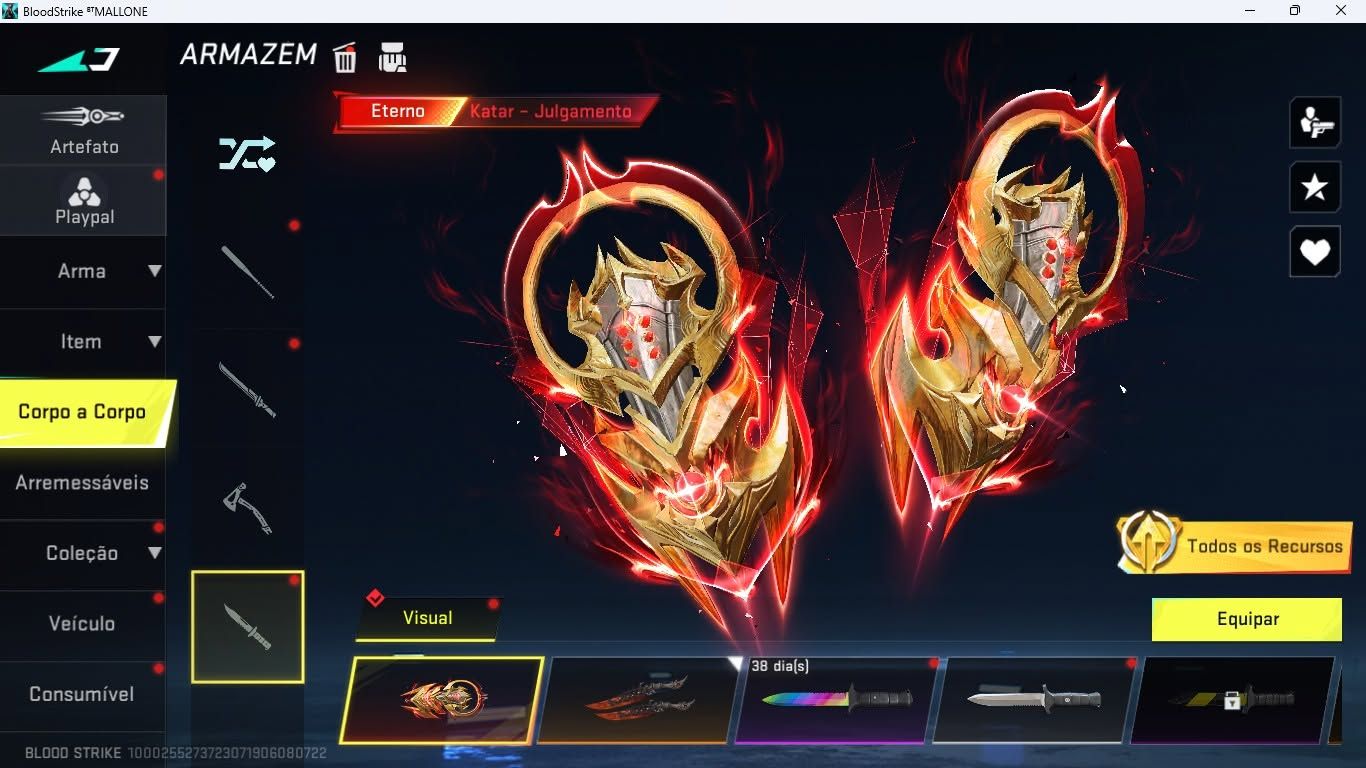 Conta BloodStrike | Skin NOVA - Rainha Escarlate +20 Skins Extras