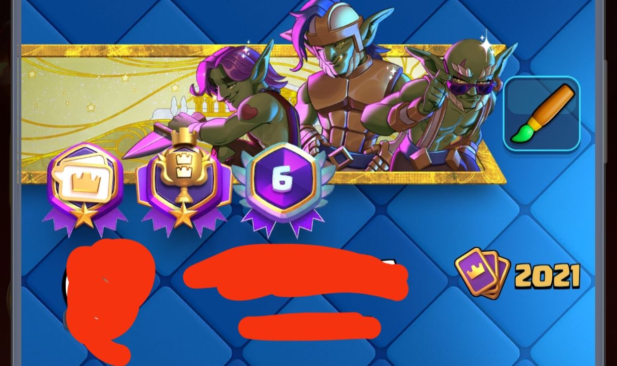 Conta Clash Royale bem encaminhada