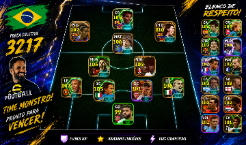 Conta de eFootball top à venda! Força coletiva 3217 e elenco insano. Chama!