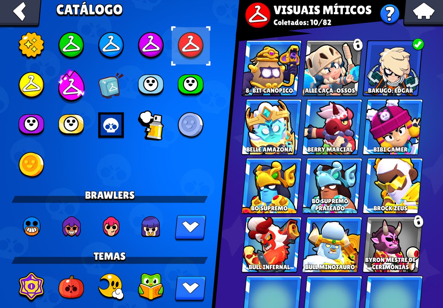 Brawl Stars | 20k Troféus | 76 Brawlers | Skins Raras e Exclusivas