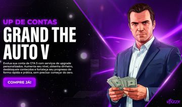 [PROMOÇÃO] GTA 5 ONLINE PC - UP DE CONTA + BRINDES