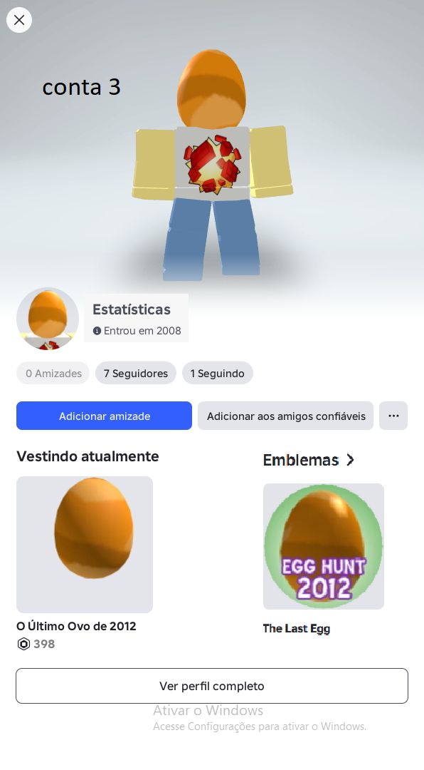 CONTAS ANTIGAS DE ROBLOX (2007 A 2016) | OFFSALE, RAP & LIMITEDS