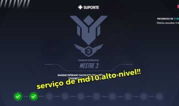 Serviço de md10 no overwatch de um top 500