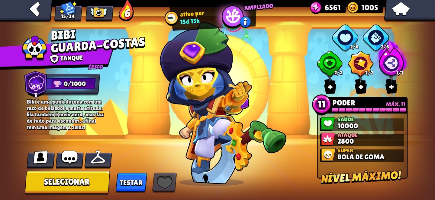 Conta de Braw stars com quase 39k troféus e várias skin raras e 22 prestígios