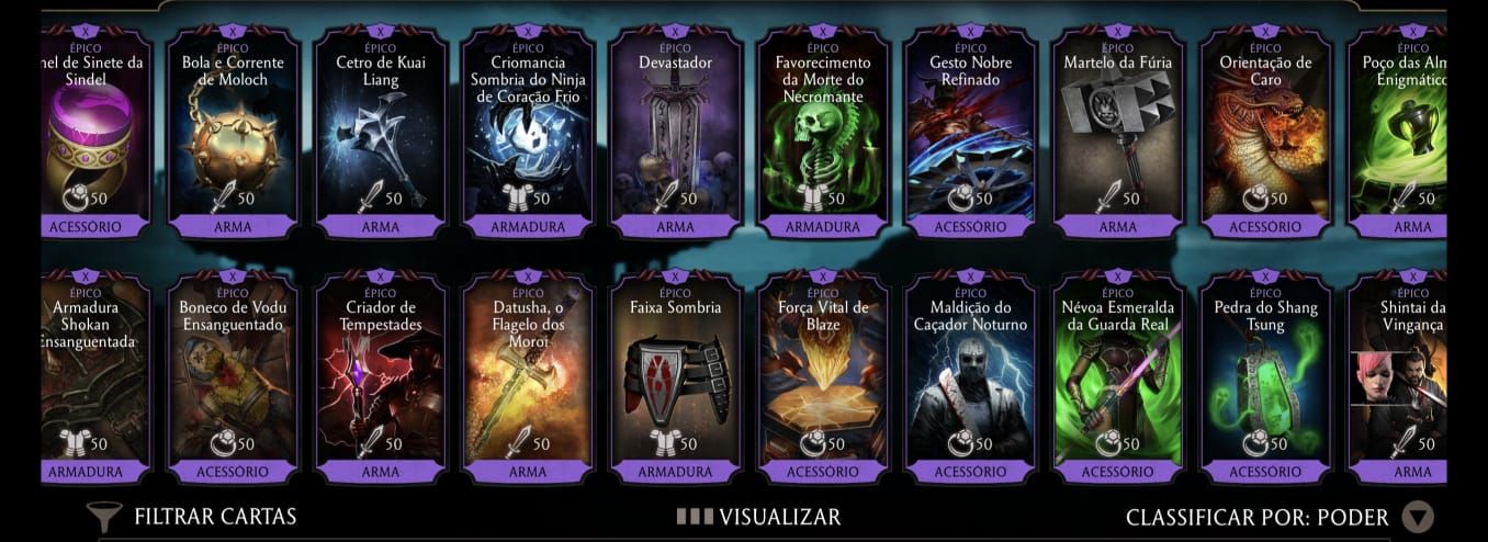 (PREÇO NEGOCIÁVEL) CONTA DE MORTAL KOMBAT 73K DE ALMAS