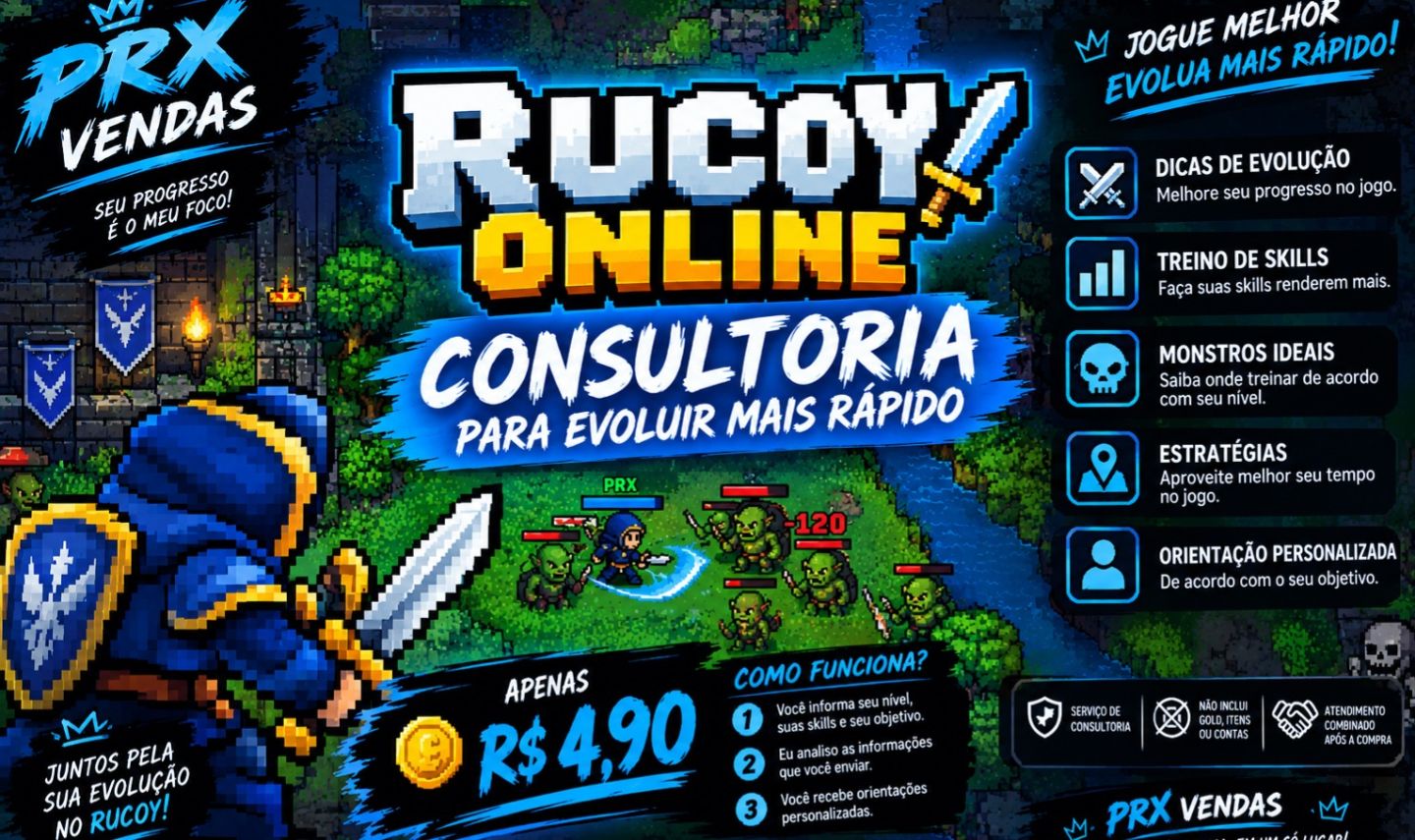 Rucoy Online | Consultoria para Evoluir seu Personagem