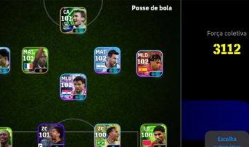 CONTA DE EFOOTBALL 3112 DE FORÇA, +2MI DE GPPOINT +400gold