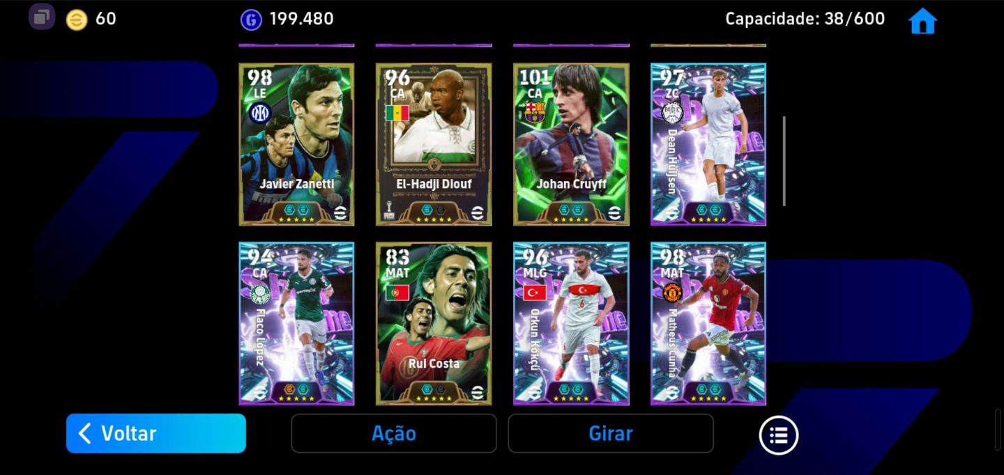 CONTA DE EFOOTBALL COM MAIS DE 3200 DE FORÇA COLETIVA