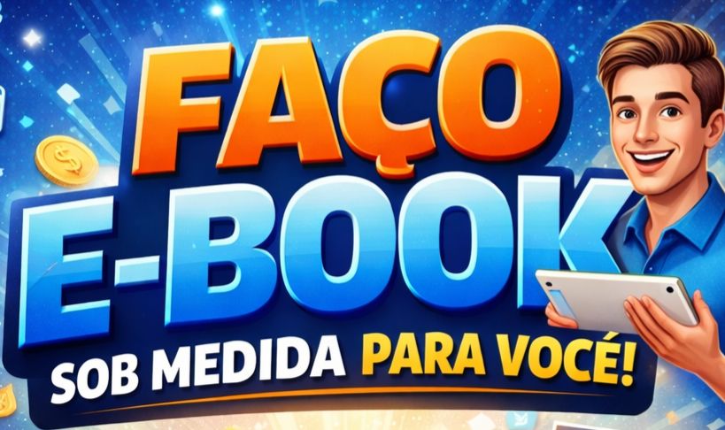 FAÇO E-BOOK SOB MEDIDA PARA VOCÊ!