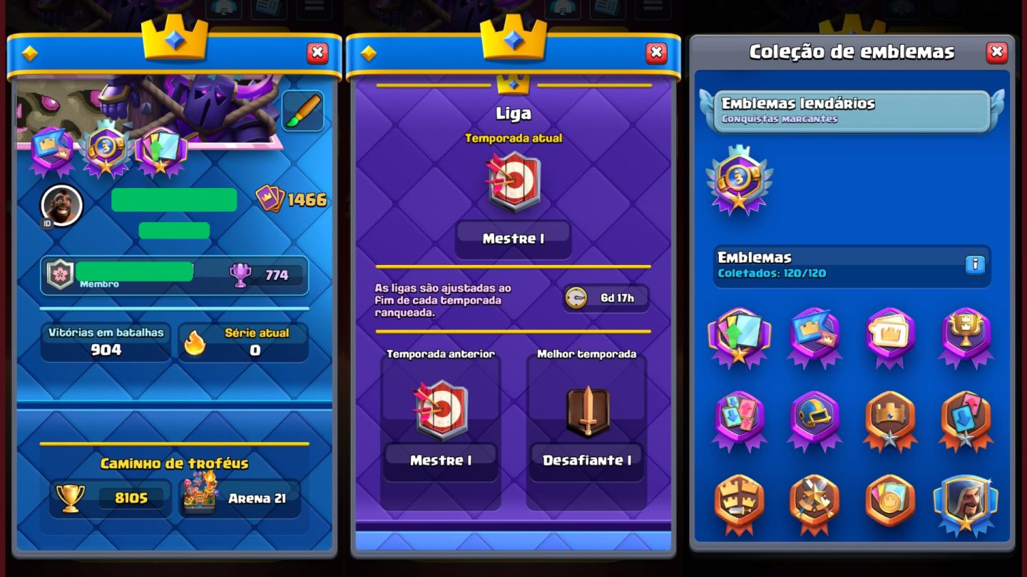 [MELHOR PREÇO!] CONTA BRAWL STARS + CLASH ROYALE RARAS E MUITAS SKINS (RÁPIDO))