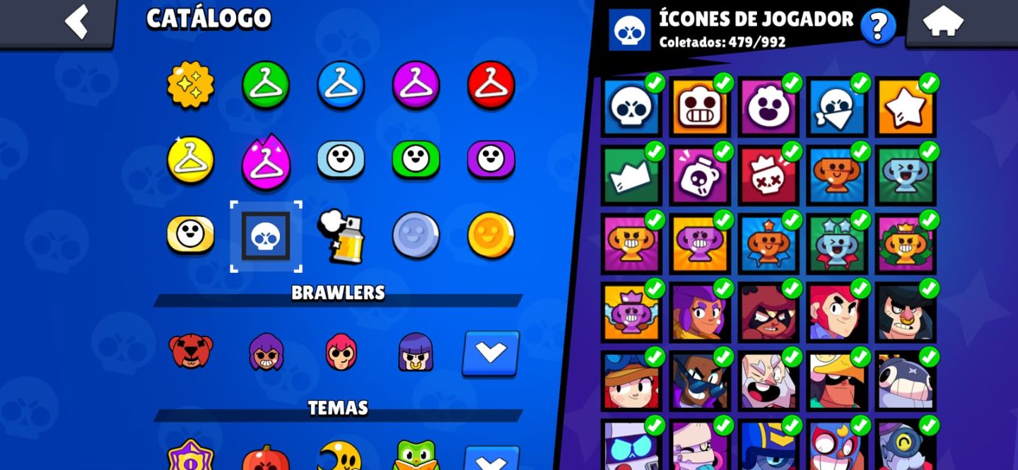 PROMOÇÃO CONTA BRAWL STARS GEMADA | 32K TROFÉUS | 103/107 BRAWLERS | 57 MAX