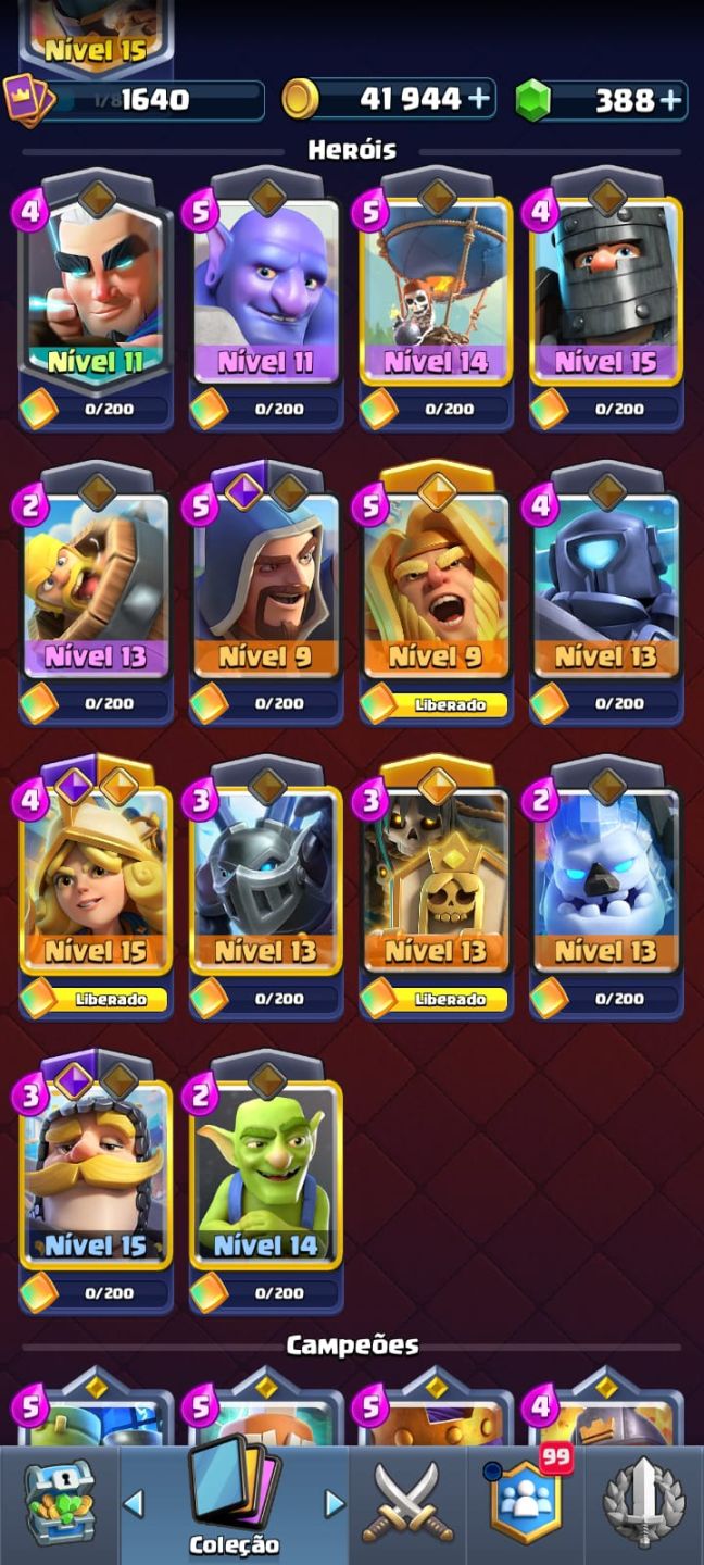 Conta clash, 9 anos de jogo, 10500 troféus + conta brawl (31k)