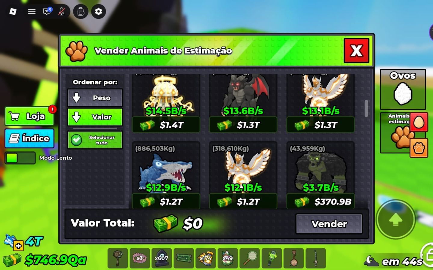 Conta Roblox - Roube Um Ovo 2.6t/s, com um ovo de 1t na base