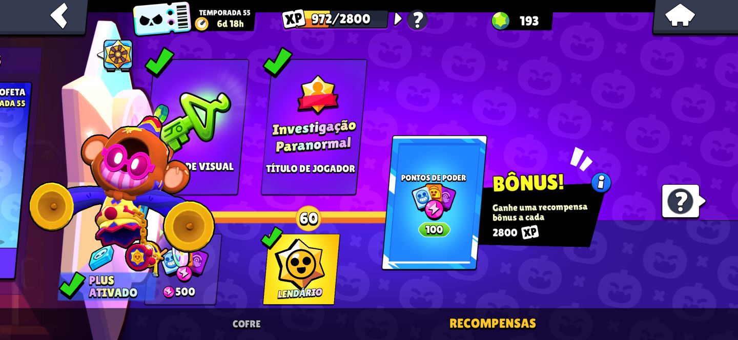 Conta Brawl Stars, MUITO UPADA