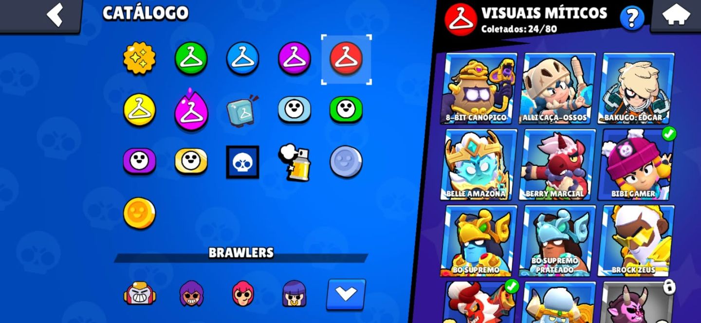 CONTA BRAWL STARS 130K TROFÉUS FULL MAXIMADOS TODOS OS BUFFIES