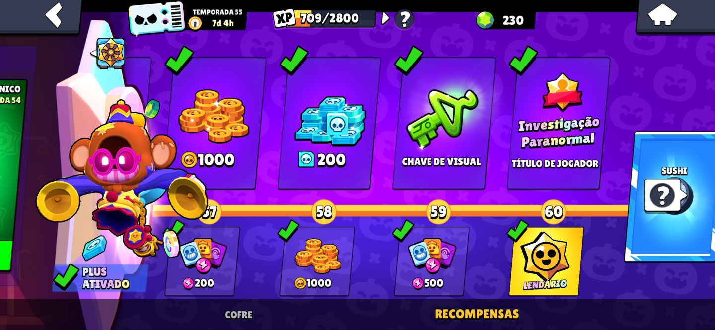 Conta de braw star super upada