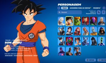 Conta Fortnite | 139 Skins | Son Goku | Entrega automática!