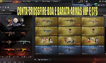 CONTA CROSSFIRE ARMA 02 VIP E CFS - EVO e SCAR l-S TIGRE e Mais Arma 1 STRELA