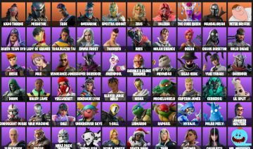 CONTA FORTNITE | PREDADOR + MANDALORIANO + TIME BRELLA + SOLID SNAKE