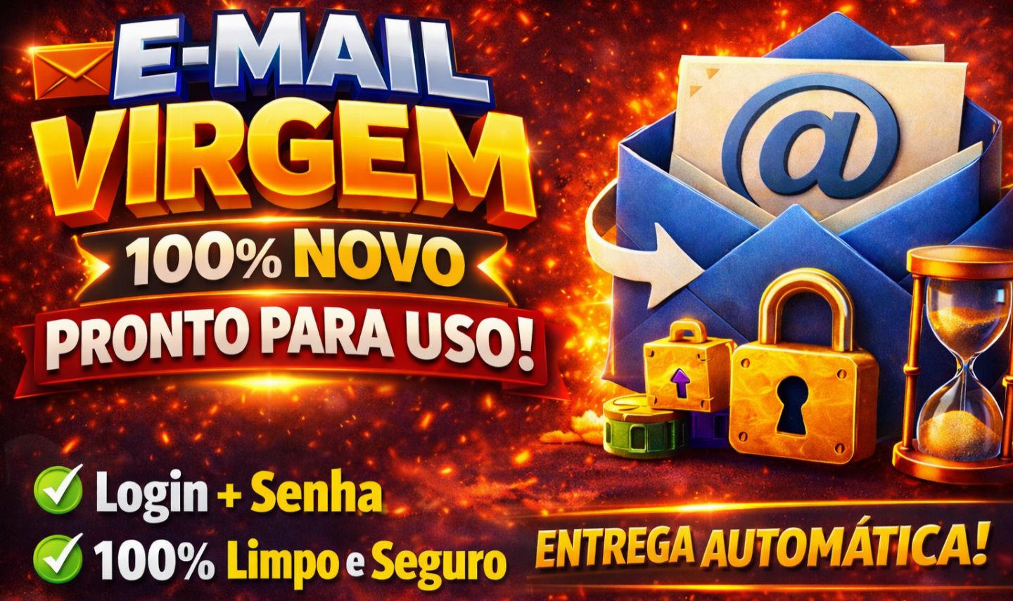 [MAIS BARATO] Email Virgem - Notletters [ENTREGA AUTOMATICA]