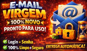[MAIS BARATO] Email Virgem - Notletters [ENTREGA AUTOMATICA]