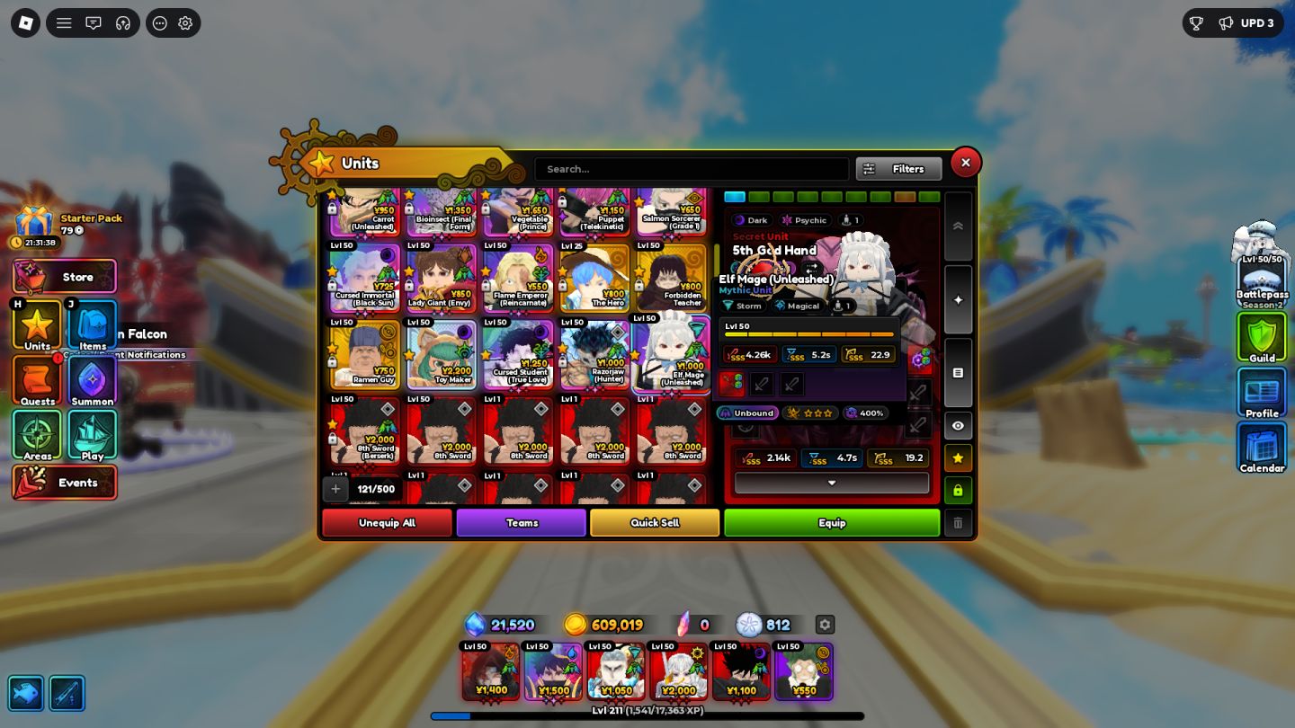 Conta OP Anime expedition(17 Unbonds,Itachi e sovereing shiny)