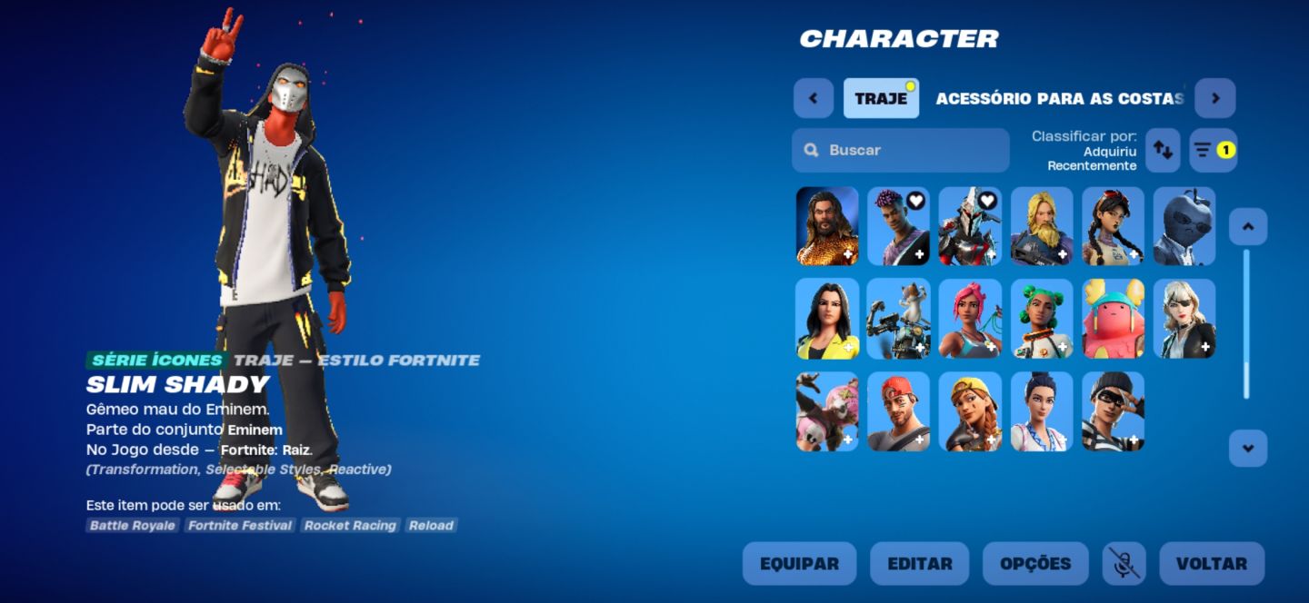 CONTA MUITO BOA DO FORTNITE [ALTERA E-MAIL E NICKNAME]