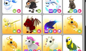 ADOPT ME: PETS NEONS E MEGA NEONS [FR, R, F ou NORMAL]